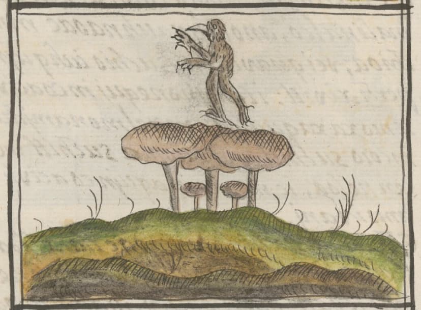Teonanácatl in Florentine Codex